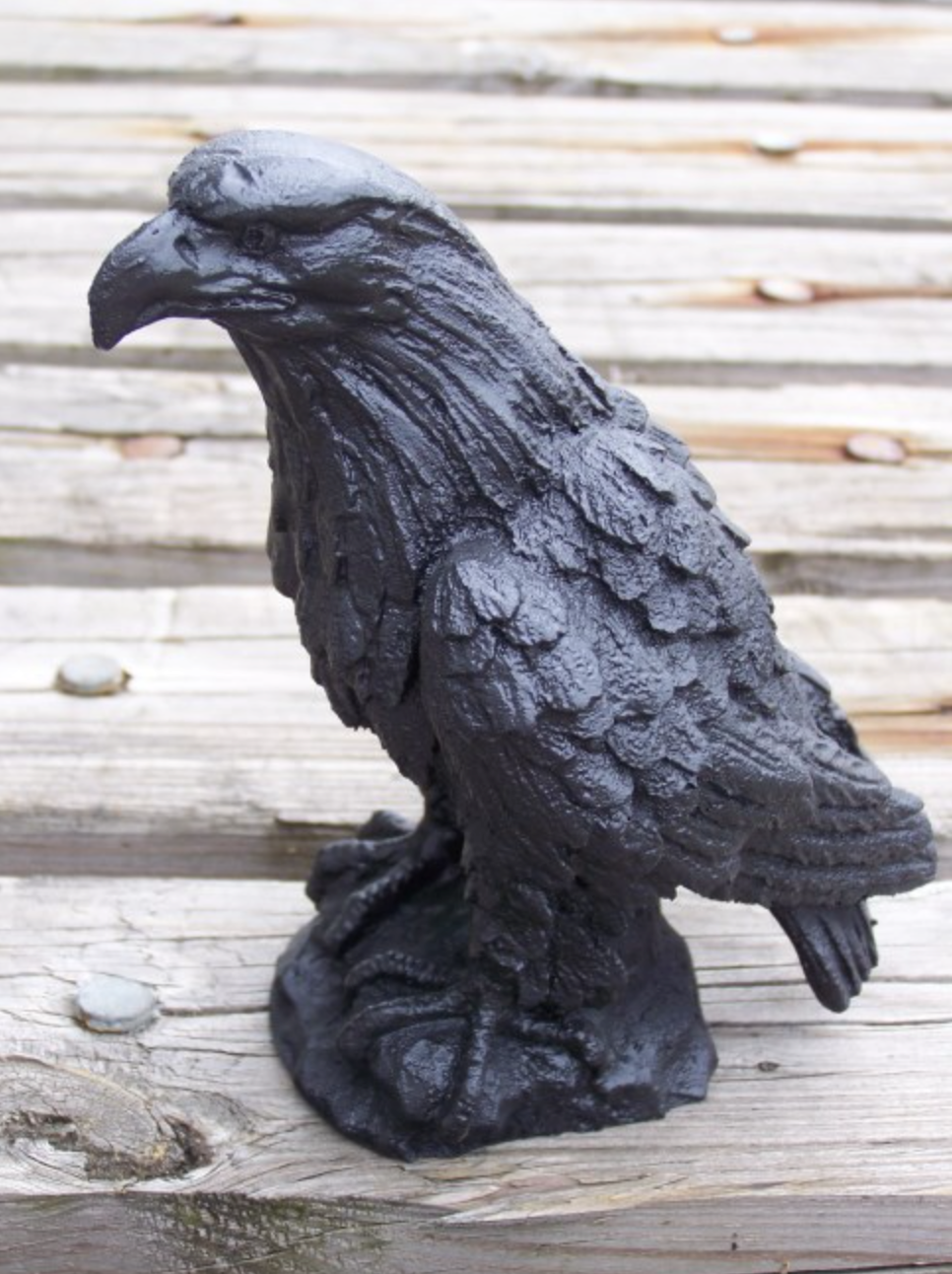 HAND CRAFTED COAL EAGLE (LG)