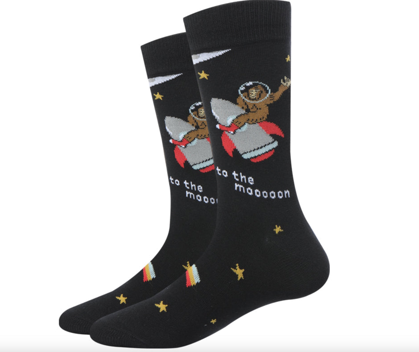 BIGFOOT TO THE MOON AND BACK SOCKS