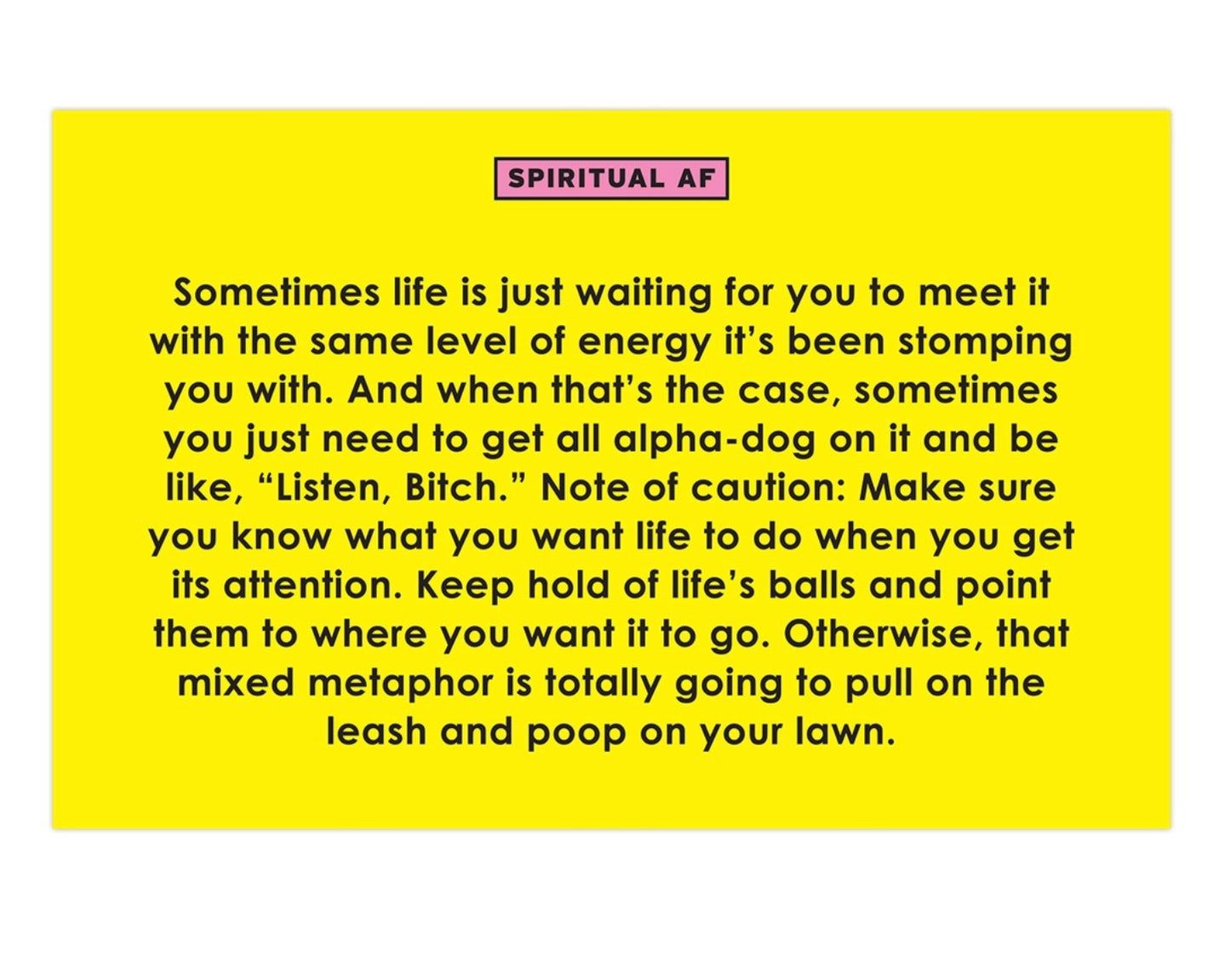 SPIRITUAL AF DECK CARDS -