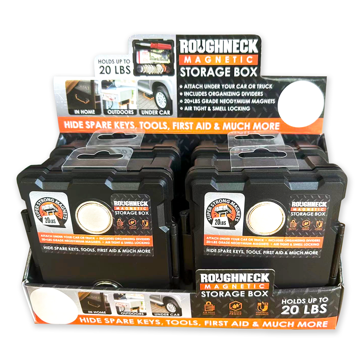 ROUGHNECK MAGNETIC STORAGE BOX
