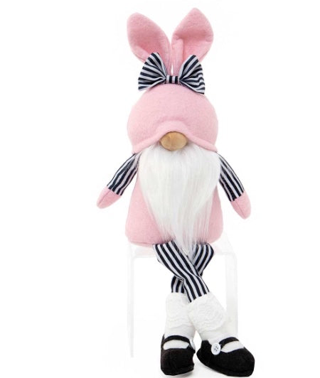 SITTING BUNNY GNOME WITH LEGS - EASTER - GIFT