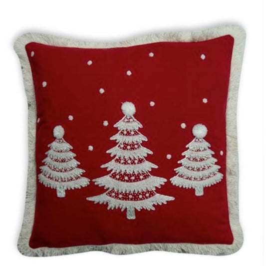 CHRISTMAS TREE HILL PILLOW COVER by MYRA BAG®