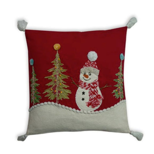 SNOWMAN WONDER HOLIDAY PILLOW COVER by MYRA BAG®