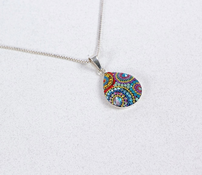GRAND ROYAL DROP PENDANT NECKLACE by MOSAICO JEWELS®