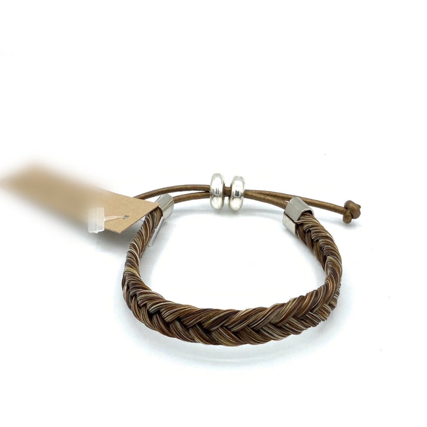 HANDCRAFTED GENUINE BRAIDED HORSEHAIR ADJUSTABLE BRACELET