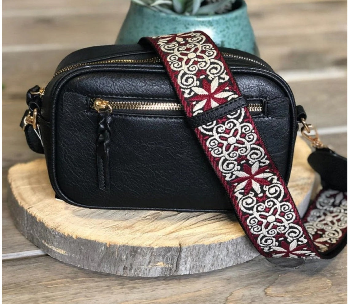 BOHO GUITAR STRAP CROSSBODY HANDBAG