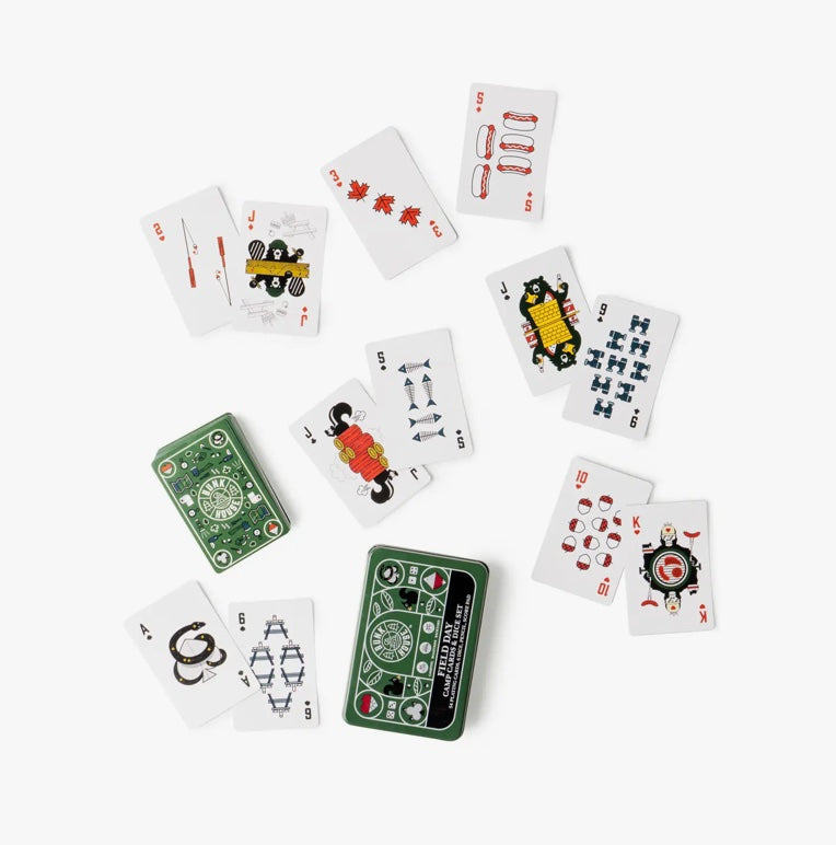FIELD DAY CAMP CARDS & DICE SET