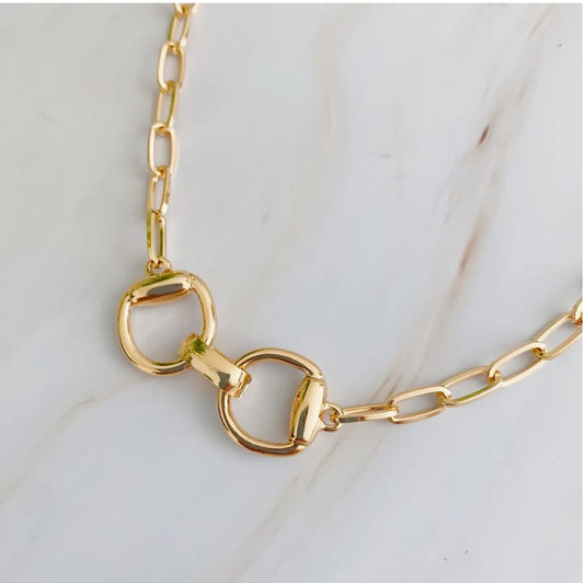 EQUESTRIAN PENDANT CHAIN NECKLACE