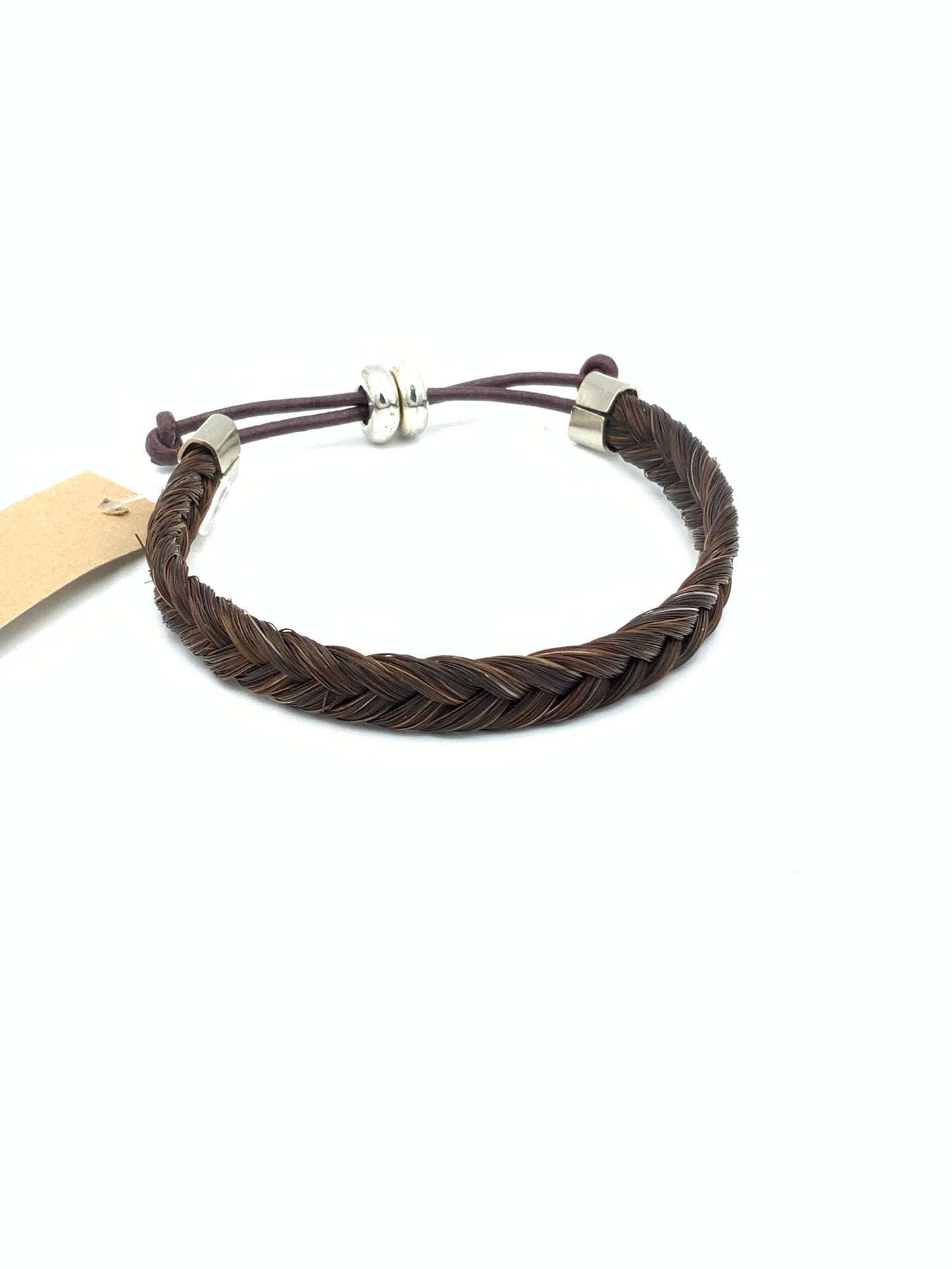 HANDCRAFTED GENUINE BRAIDED HORSEHAIR ADJUSTABLE BRACELET