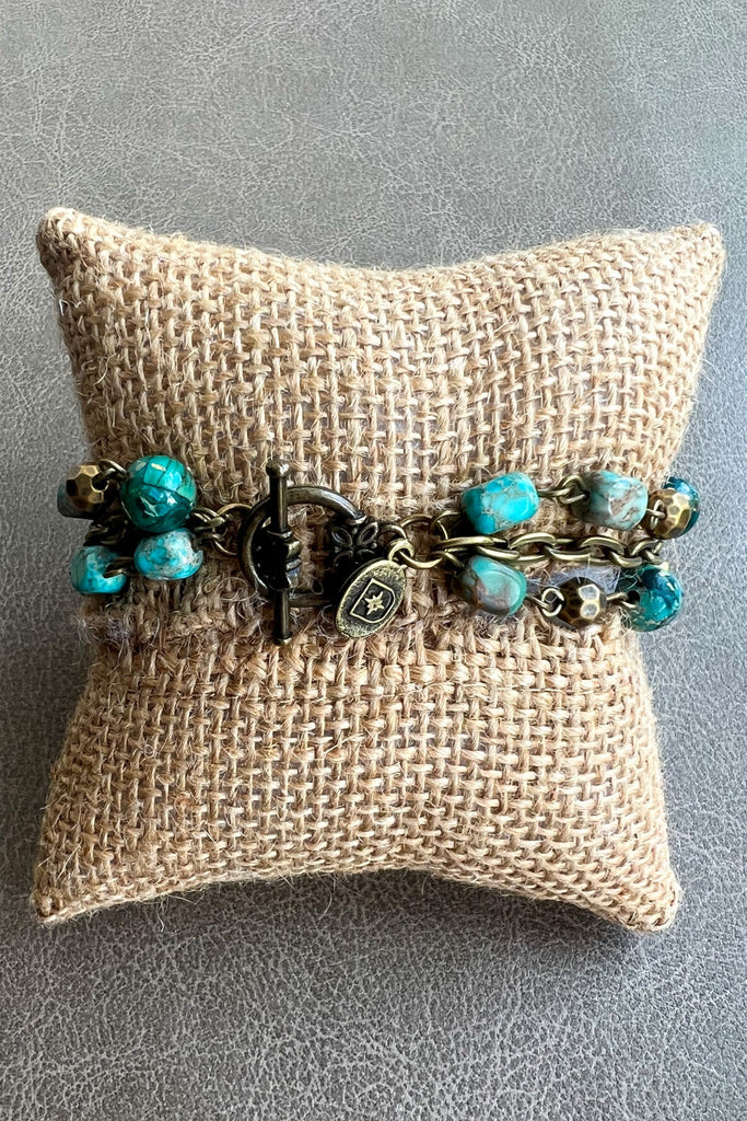 HANDCRAFTED JANET BRACELET TURQUOISE