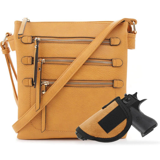 PIPER CONCEALED CARRY LOCK AND KEY CROSSBODY by JESSIE JAMES®