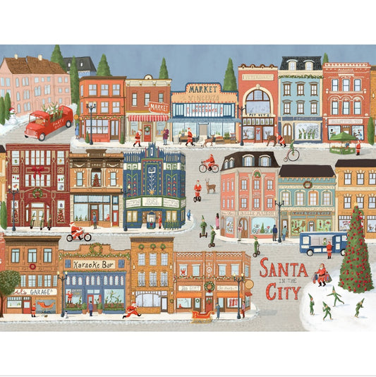 SANTA IN THE CITY 500 PIECE JIGSAW PUZZLE