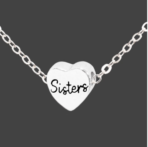 SISTERS NECKLACE - WATER RESISTANT STERLING PLATED