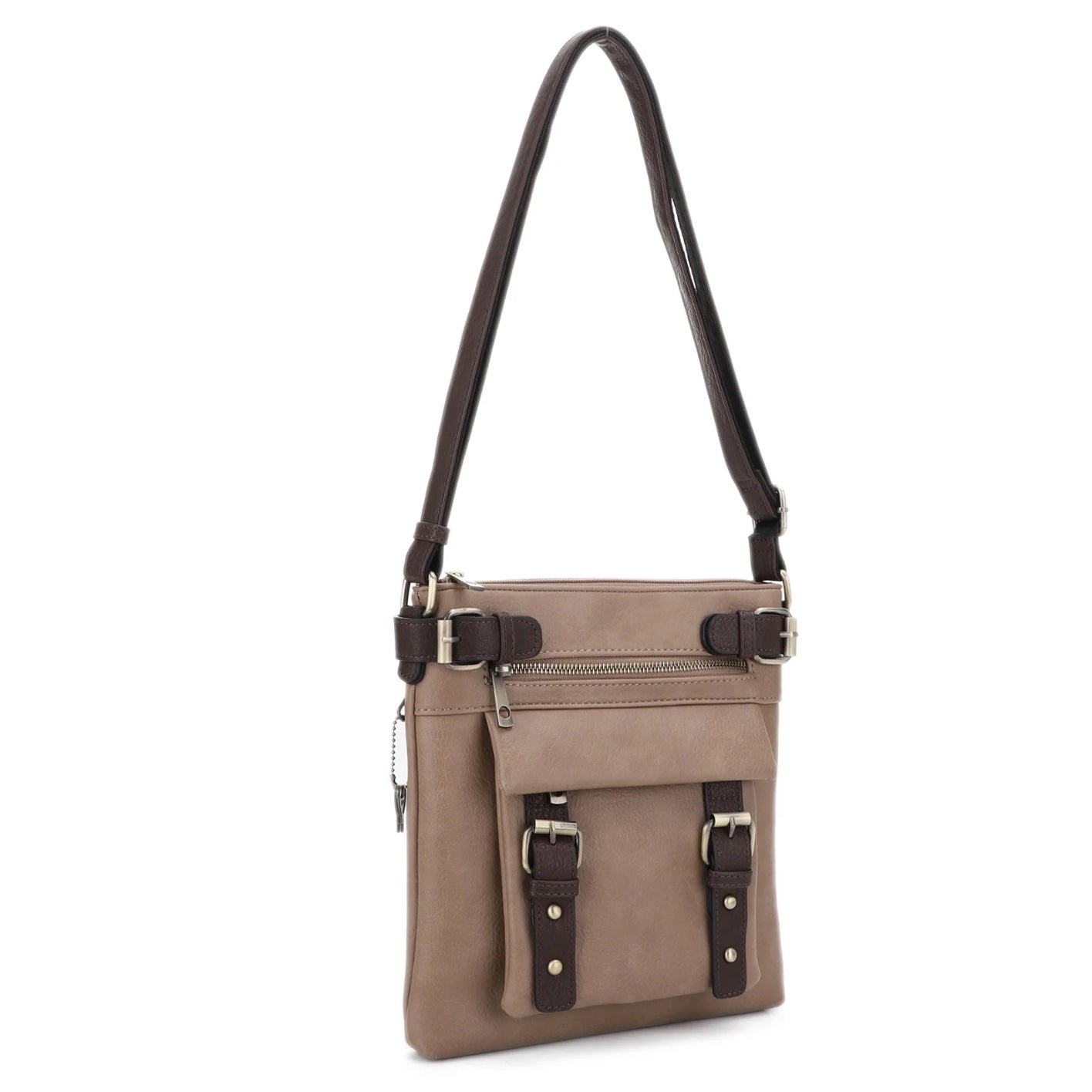 HANNAH CONCEAL CARRY CROSSBODY BAG WITH LOCK & KEY by JESSIE JAMES®