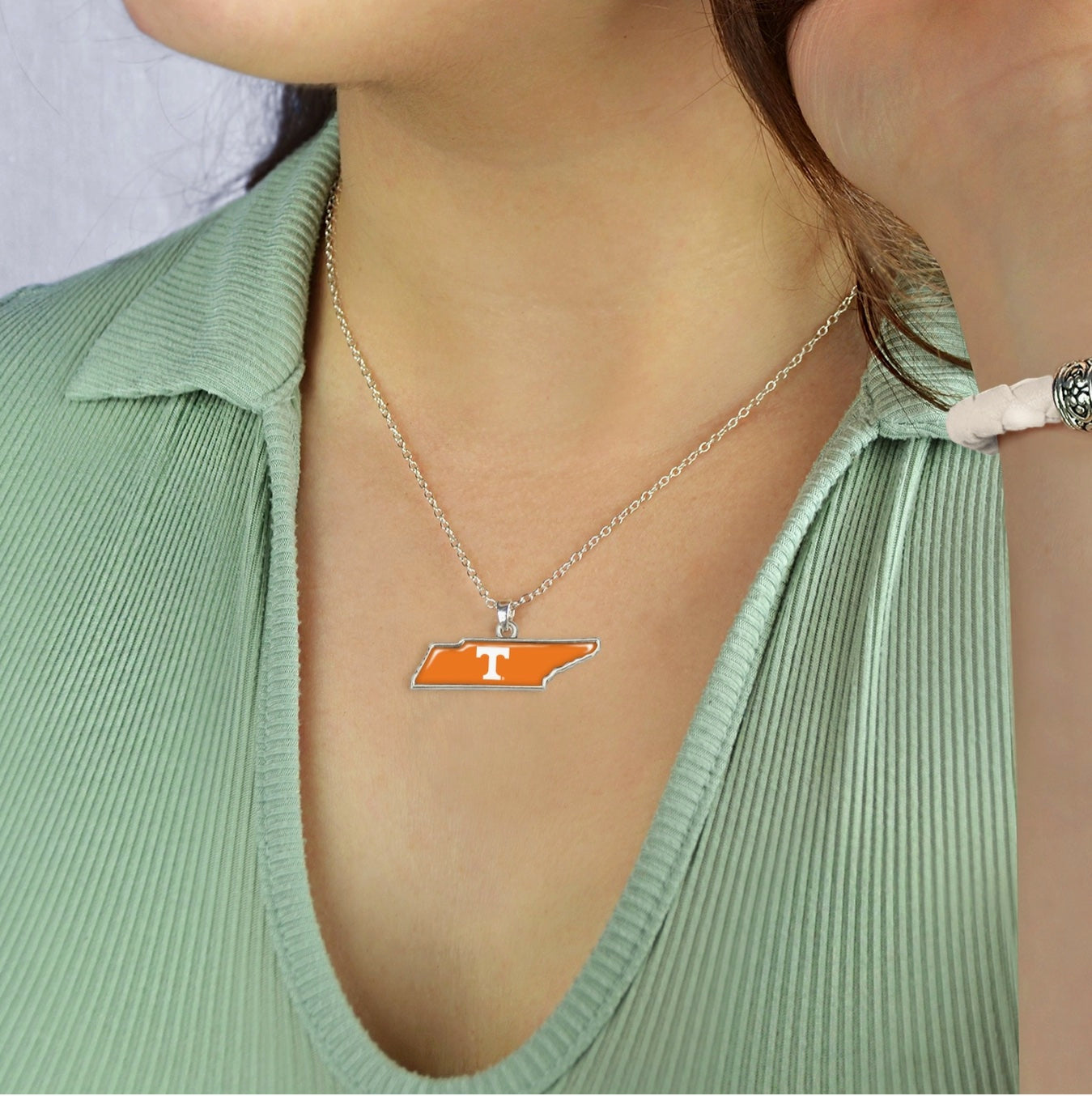TENNESSEE VOLUNTEERS STATE OF MINE NECKLACE