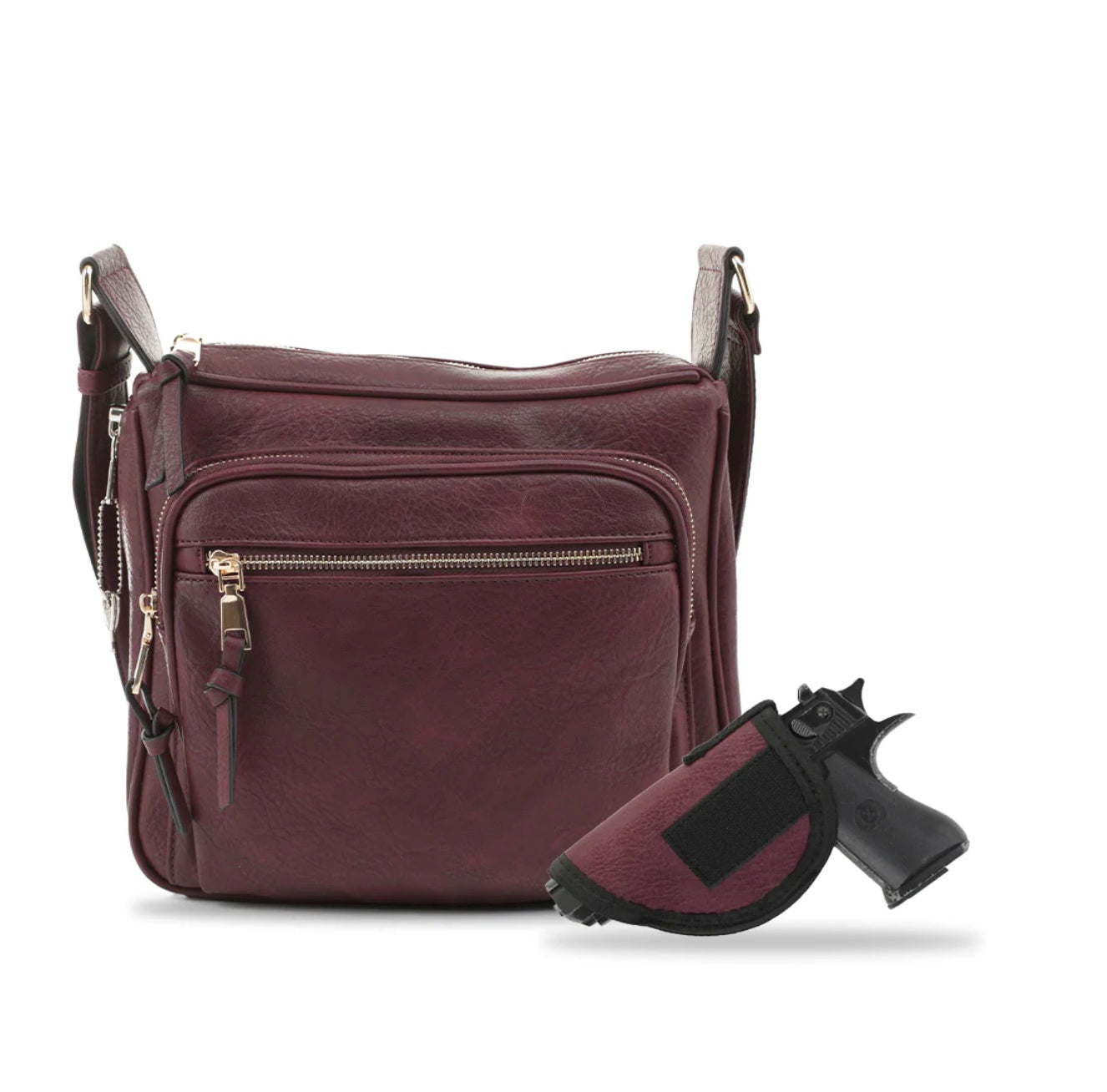 BROOKLYN CONCEAL CARRY LOCK AND KEY HANDBAG