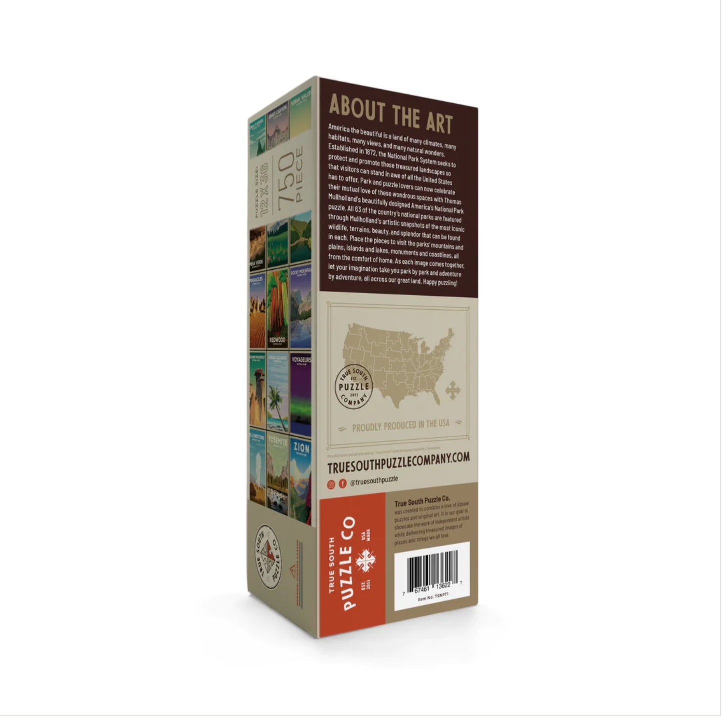 AMERICA'S NATIONAL PARKS - PANO 750 JIGSAW PUZZLE