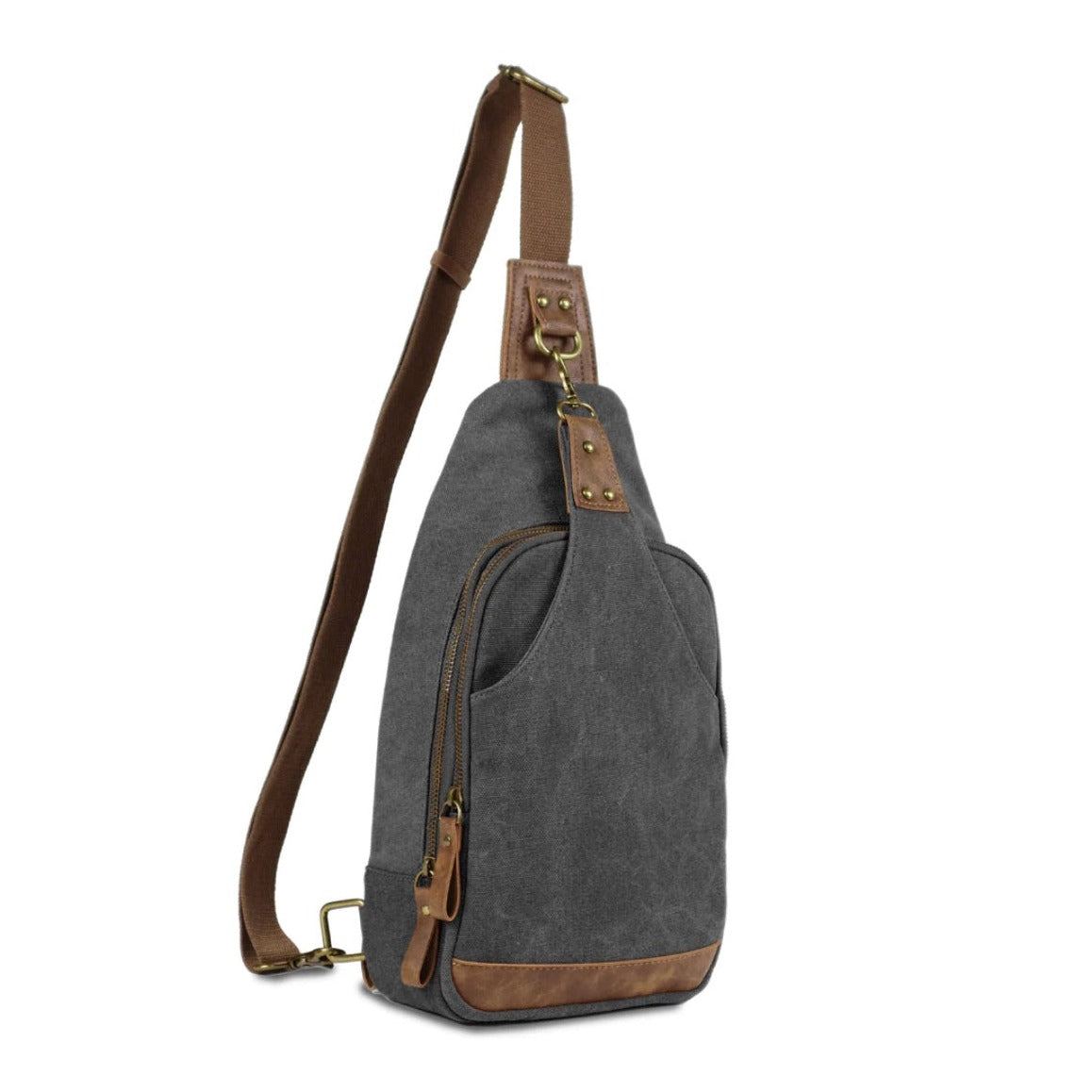 GLACIER CANVAS SLING SHOULDER CONCEALED BACKPACK by JESSIE JAMES