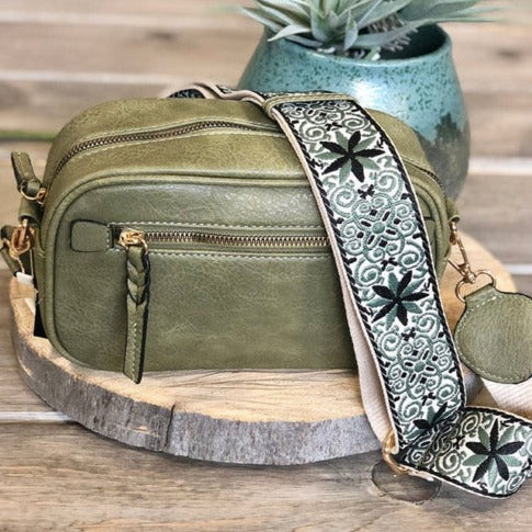 BOHO GUITAR STRAP CROSSBODY HANDBAG