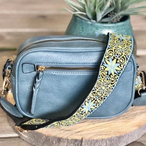 BOHO GUITAR STRAP CROSSBODY HANDBAG
