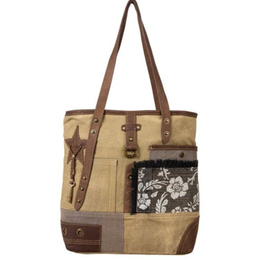 VINTAGE INTRIGUE PATCHWORK TOTE by MYRA BAG®