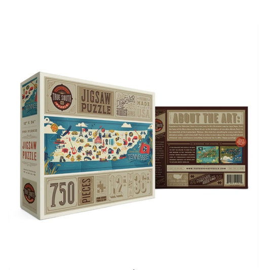 TENNESSEE STATE MAP 750 PIECE JIGSAW PUZZLE