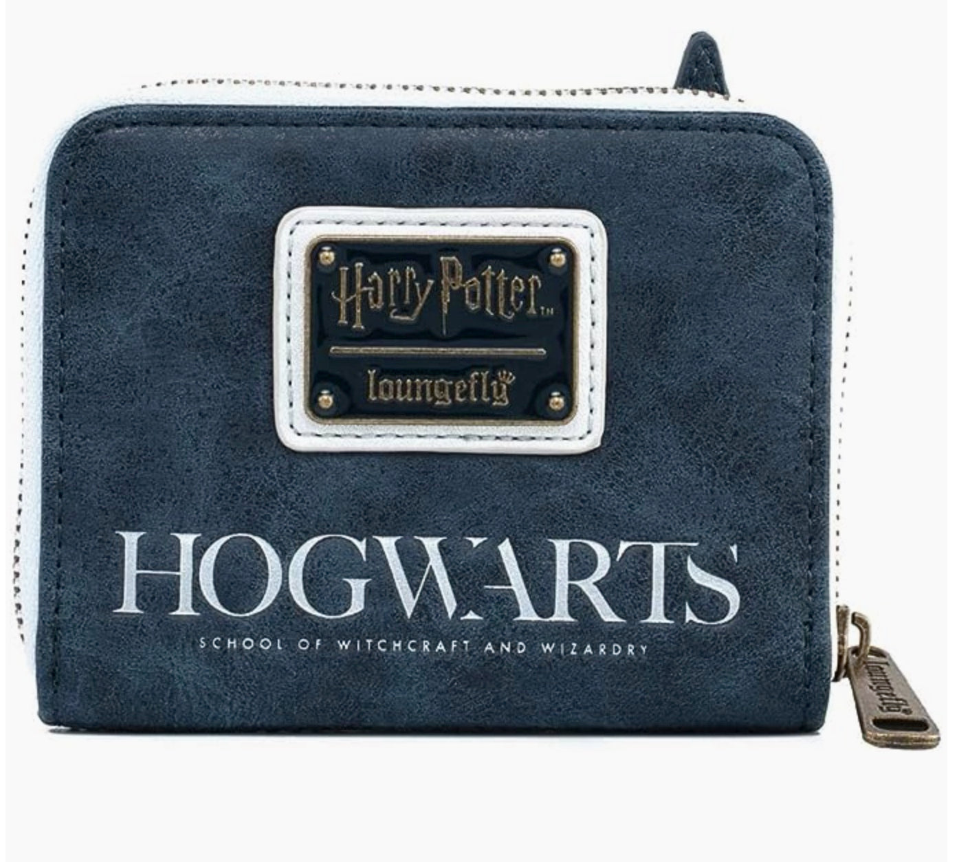 LOUNGEFLY HARRY POTTER HOGWARTS CASTLE HEDWIG FAUX LEATHER WALLET