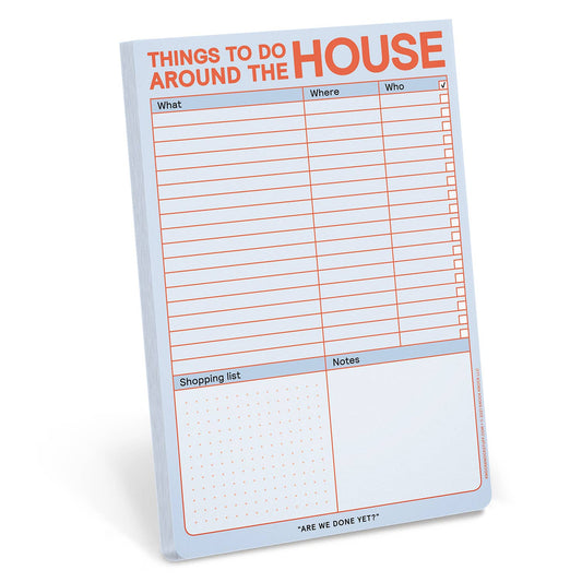 THINGS TO DO AROUND THE HOUSE NOTEPAD WITH MAGNET (PASTEL)