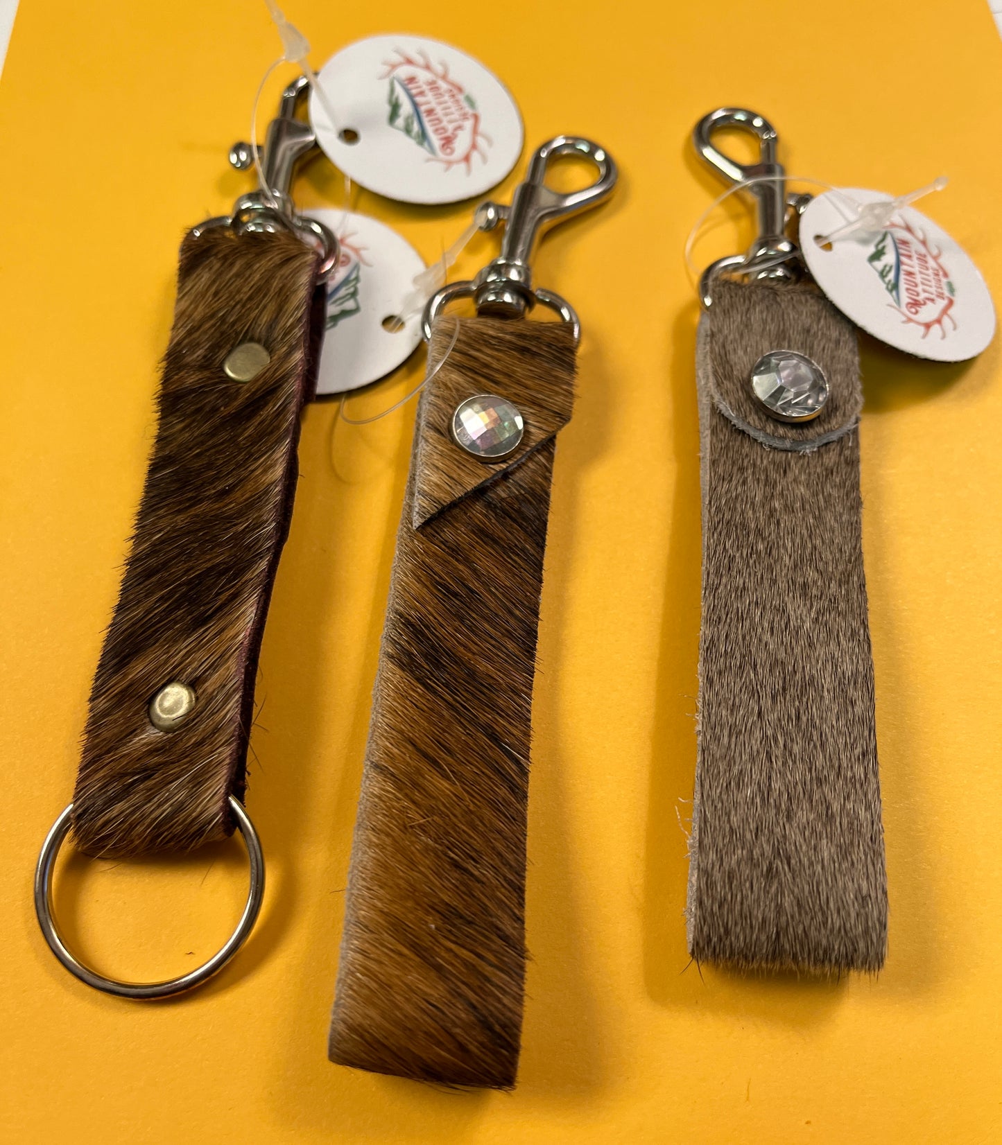 COWHIDE KEYCHAINS by MOUNTAIN ATTITUDE DESIGNS™