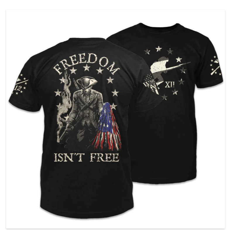 FREEDOM ISN'T FREE MENS T-SHIRT by Warrior XII®