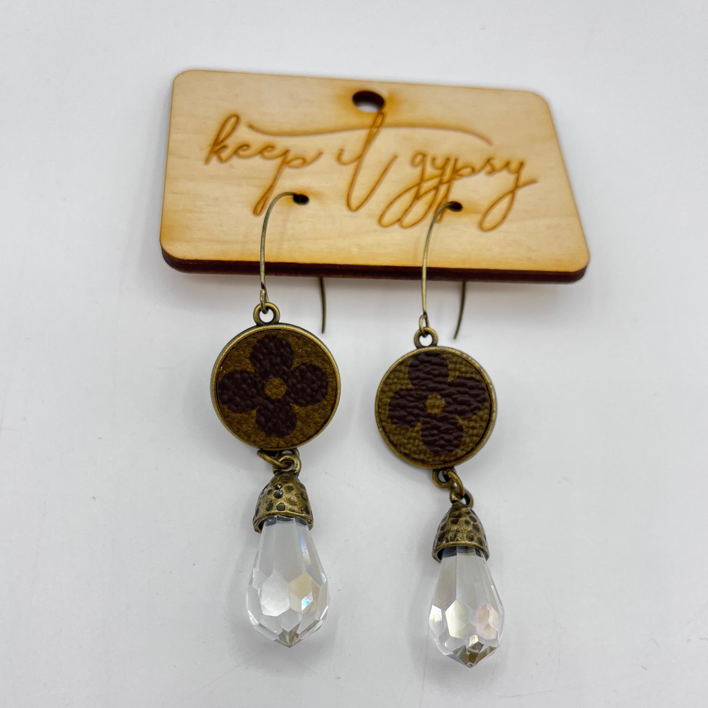 DESIGNER REPURPOSED DANGLE EARRINGS