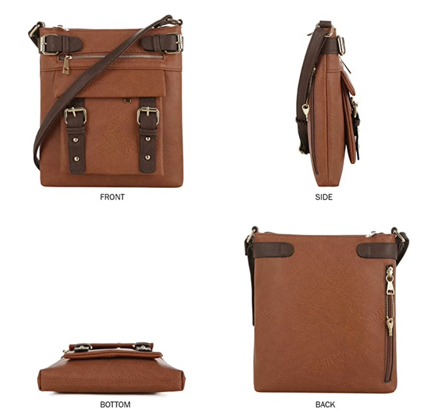 HANNAH CONCEAL CARRY CROSSBODY BAG WITH LOCK & KEY by JESSIE JAMES®