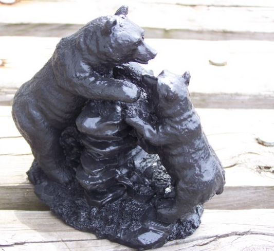 HANDCRAFTED COAL- BEAR & CUB