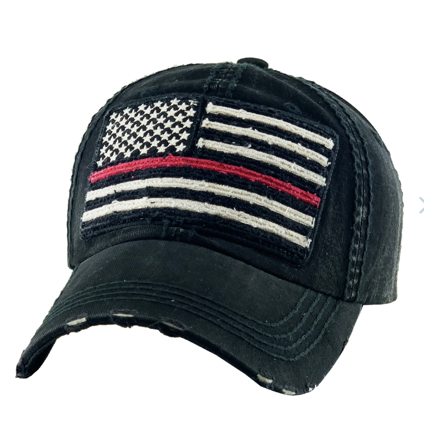 RED LINE VINTAGE DISTRESSED BASEBALL HAT