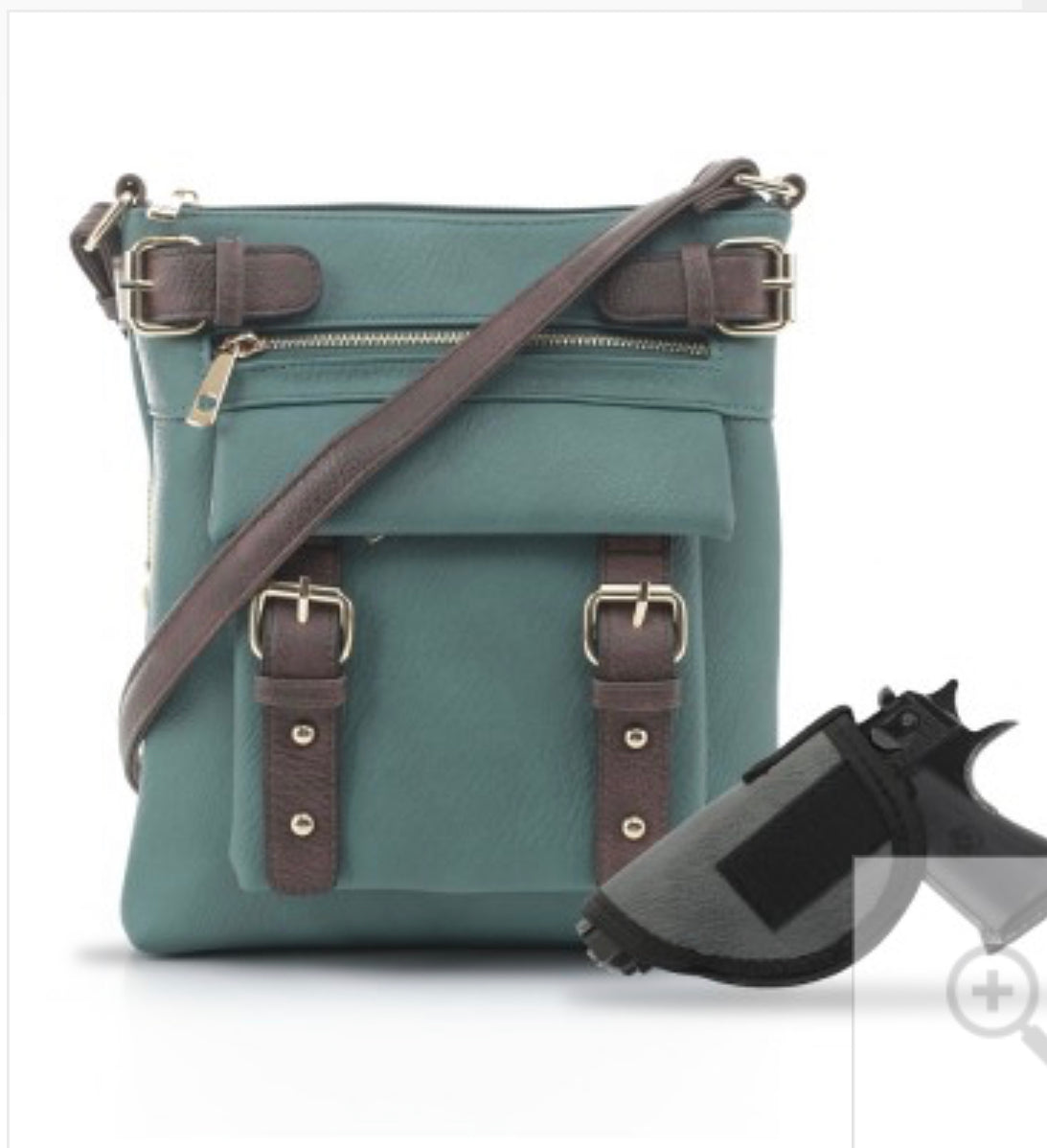 HANNAH CONCEAL CARRY CROSSBODY BAG WITH LOCK & KEY by JESSIE JAMES®