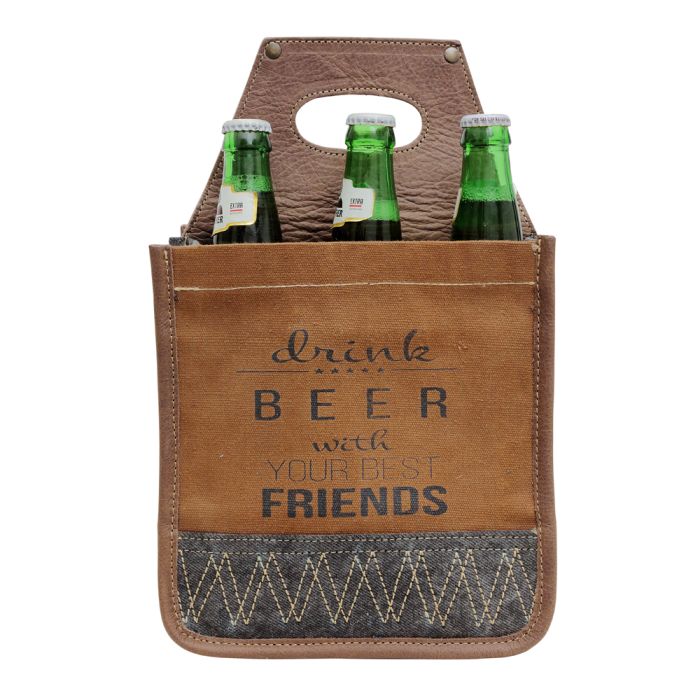 WITH FRIENDS 6 PACK BEER CADDY by MYRA BAG®